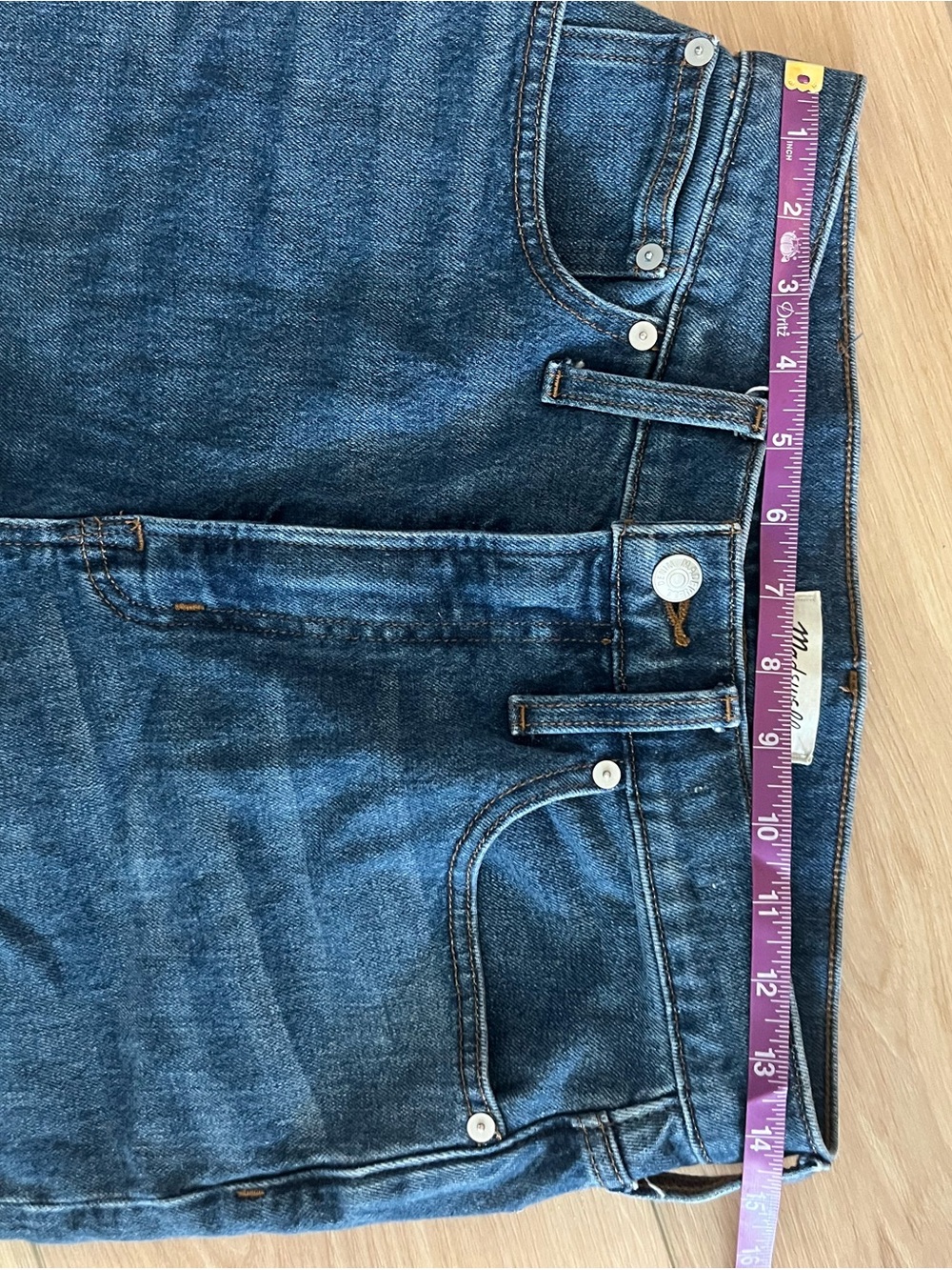 Madewell High-Rise Perfect Vintage Straight Leg Jeans size 28 - Picture 6 of 8